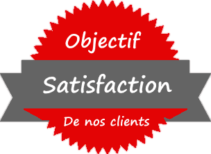Icône 100% satisfaction clients